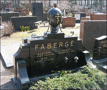 Agathons grave in Helsinki