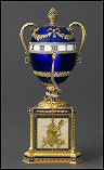Blue Serpent Clock Egg