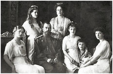 Het gezin van Nicholas II