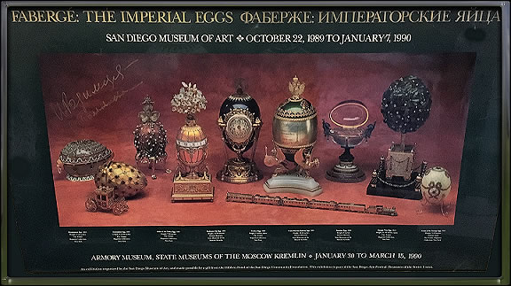 Poster of 1989 San Diego Fabergé Exhibition